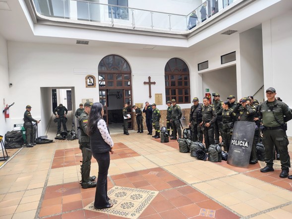 Siempre vigilantes de las diferentes zonas de la ciudad