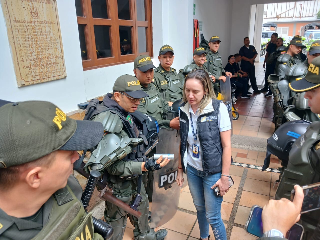 Realizamos verificación de dispositivos de seguridad ante posibles marchas en la ciudad