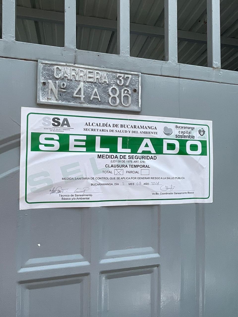 PERSONERIA DE BUCARAMANGA REALIZÓ INTERVENCIÓN Y ACOMPAÑAMIENTO AL SELLAMIENTO DE UN HOGAR PARA LA ATENCIÓN DE PERSONAS MAYORES