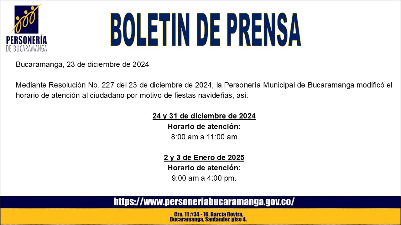 RESOLUCIÓN No. 227 del 23 diciembre de 2024.